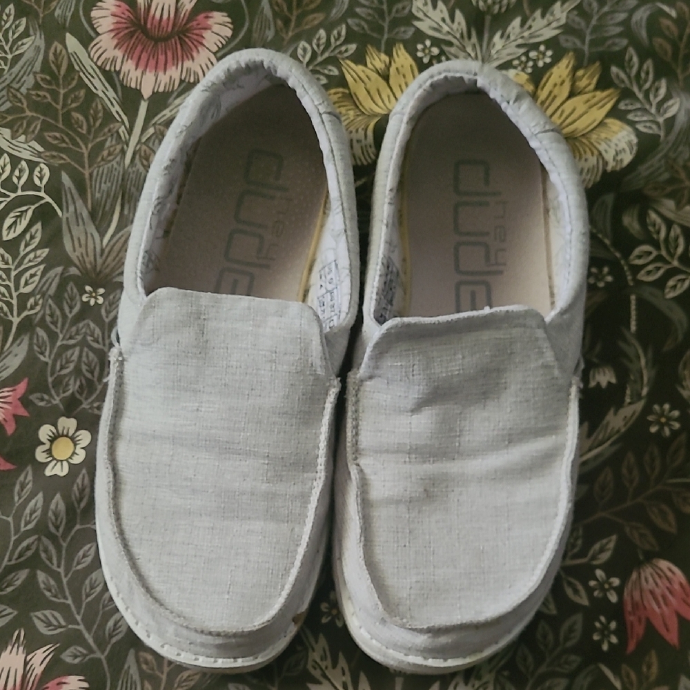 Hey Dude Women's Gray Casual Slip-Ons
